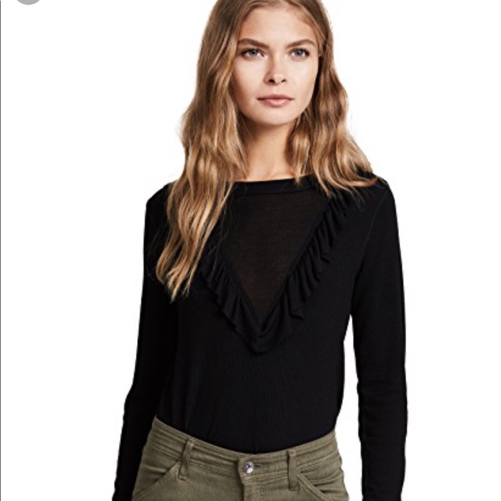 Splendid jersey rib top